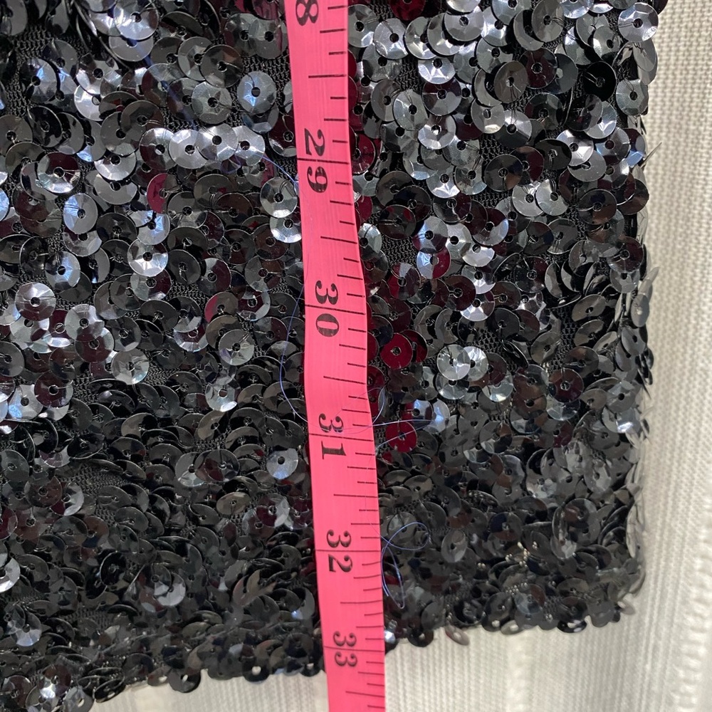 Amber Blue Black‎ Sequin Dress Size XL - Picture 6 of 9